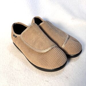 Propét Women's Cush'N Foot Slippers Stretchable Adjustable Strap Women’s 8W